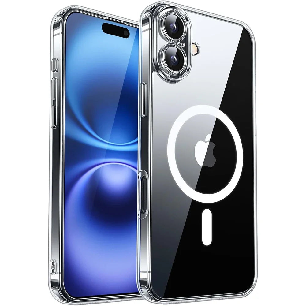 PureGuardCases Luxury Matte Translucent iPhone Case – MagSafe Shockproof Cover