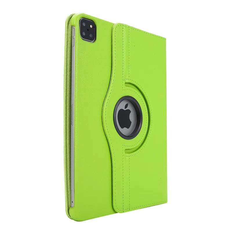 PureGuardCases 360° Rotating Leather Stand Case for iPad