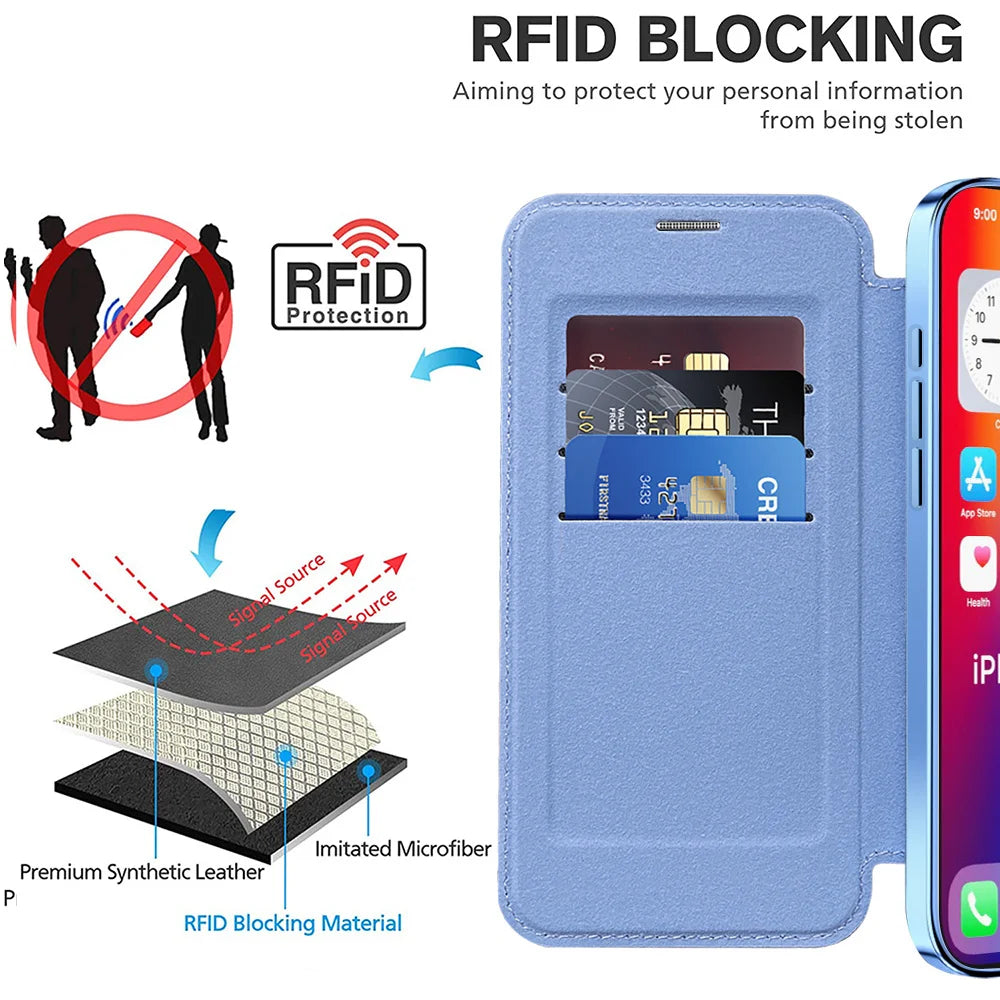 Clear Flip MagSafe Case iPhone 11-18, view 3