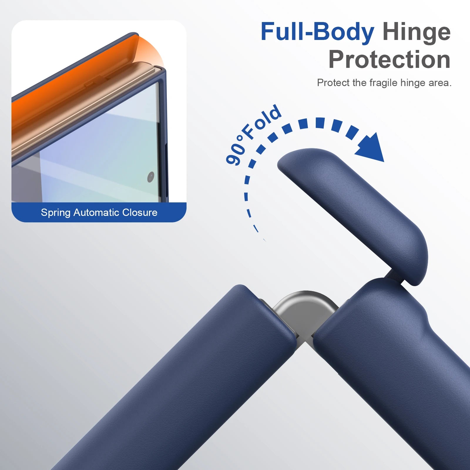 PureGuardCases Magnetic Hinge Protection Case for Samsung Galaxy Z Fold