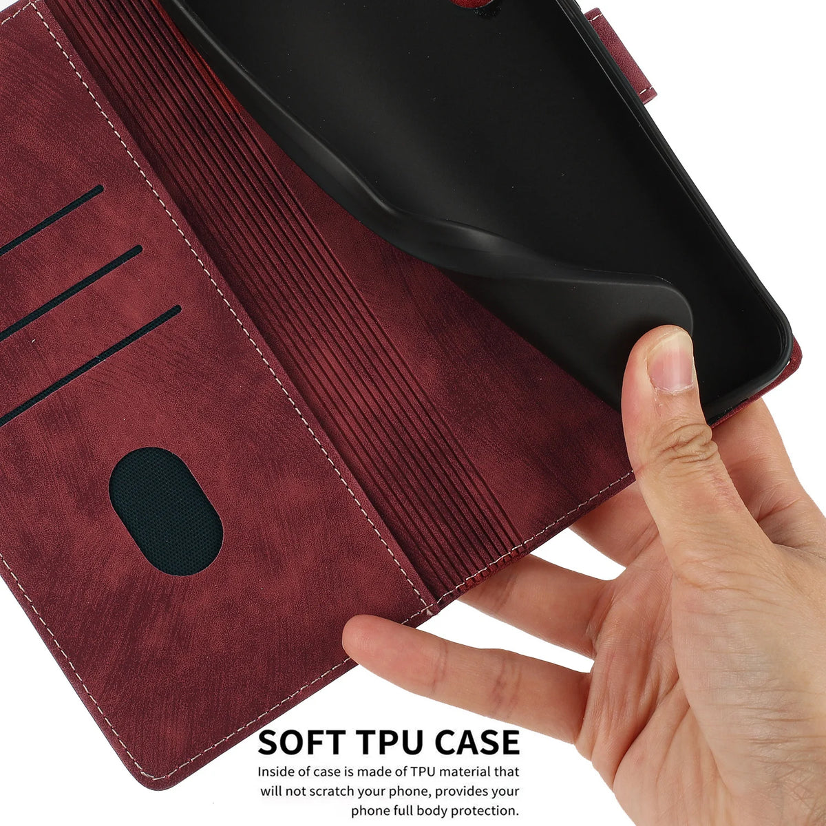 Mandala Wallet Case Galaxy S20-S26, corner armor