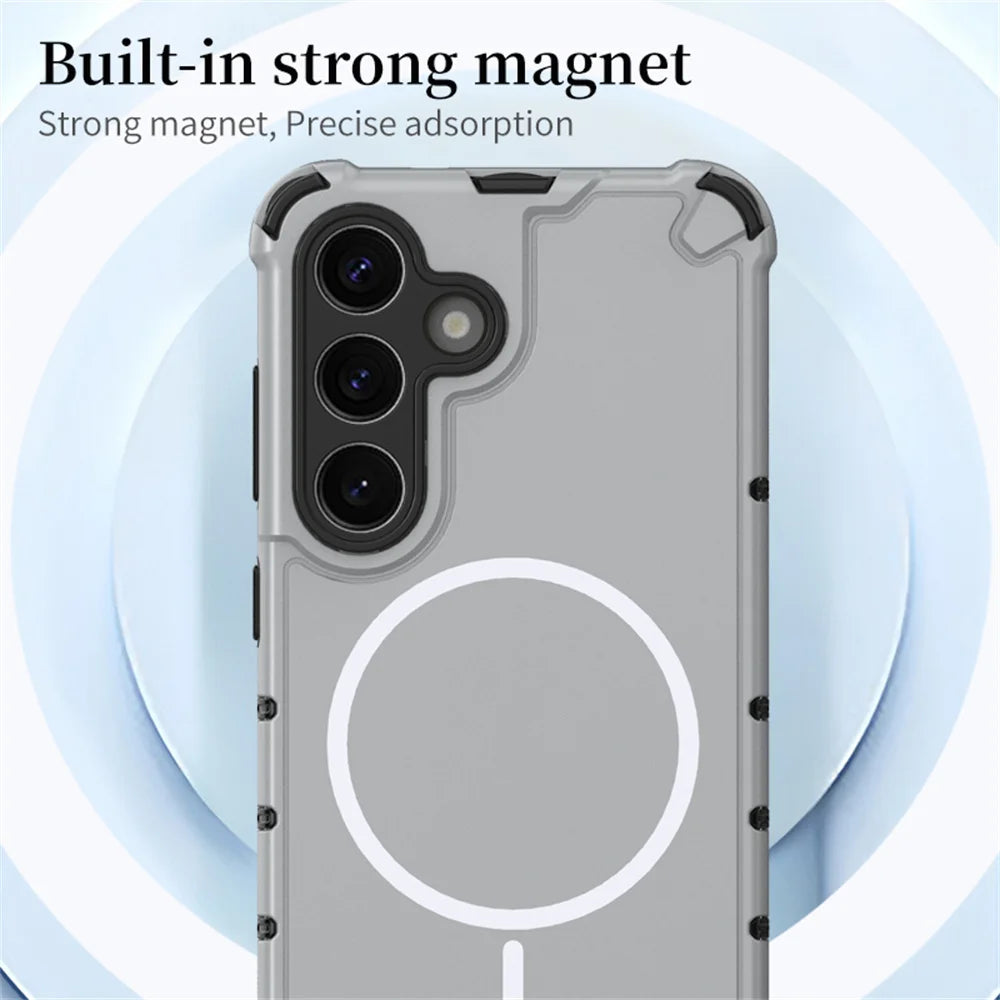 PureGuardCases Magnetic Armor Case for Samsung Galaxy