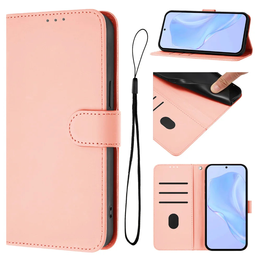 Wristlet Wallet Case Galaxy S23-S26, Pink