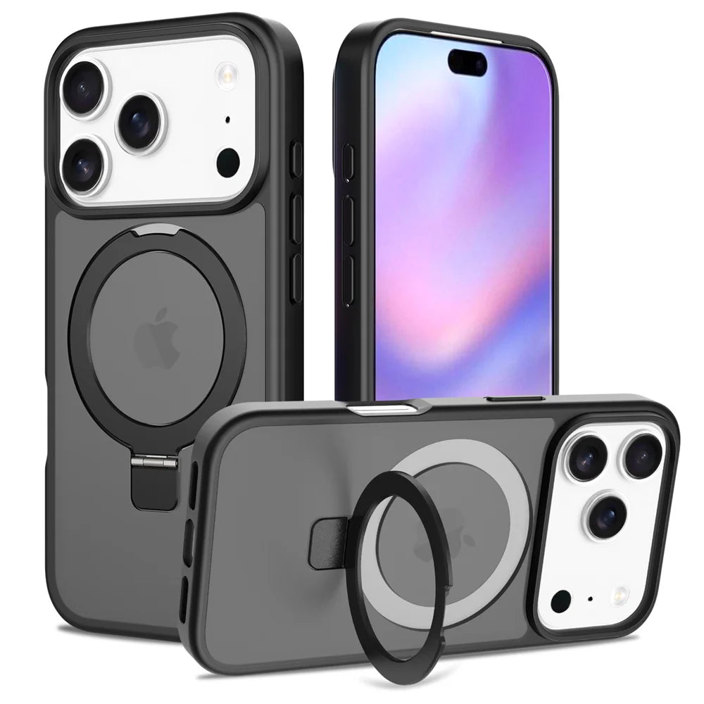 Frosted MagSafe Case iPhone 12-18, Black