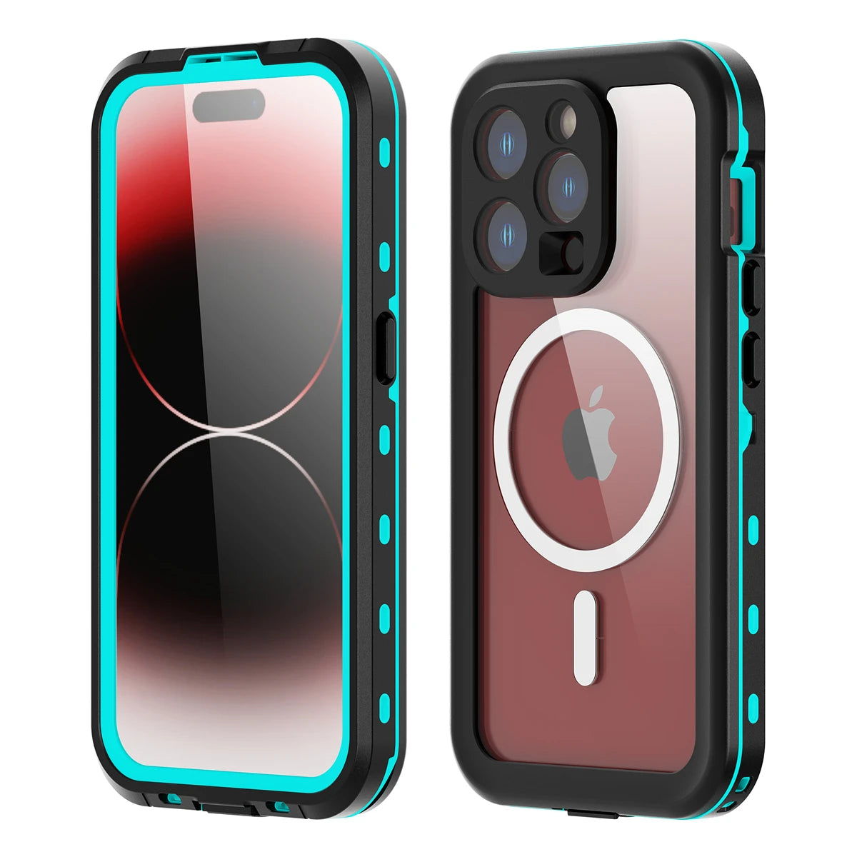 PureGuardCases IP68 Waterproof iPhone Case – MagSafe Shockproof Cover