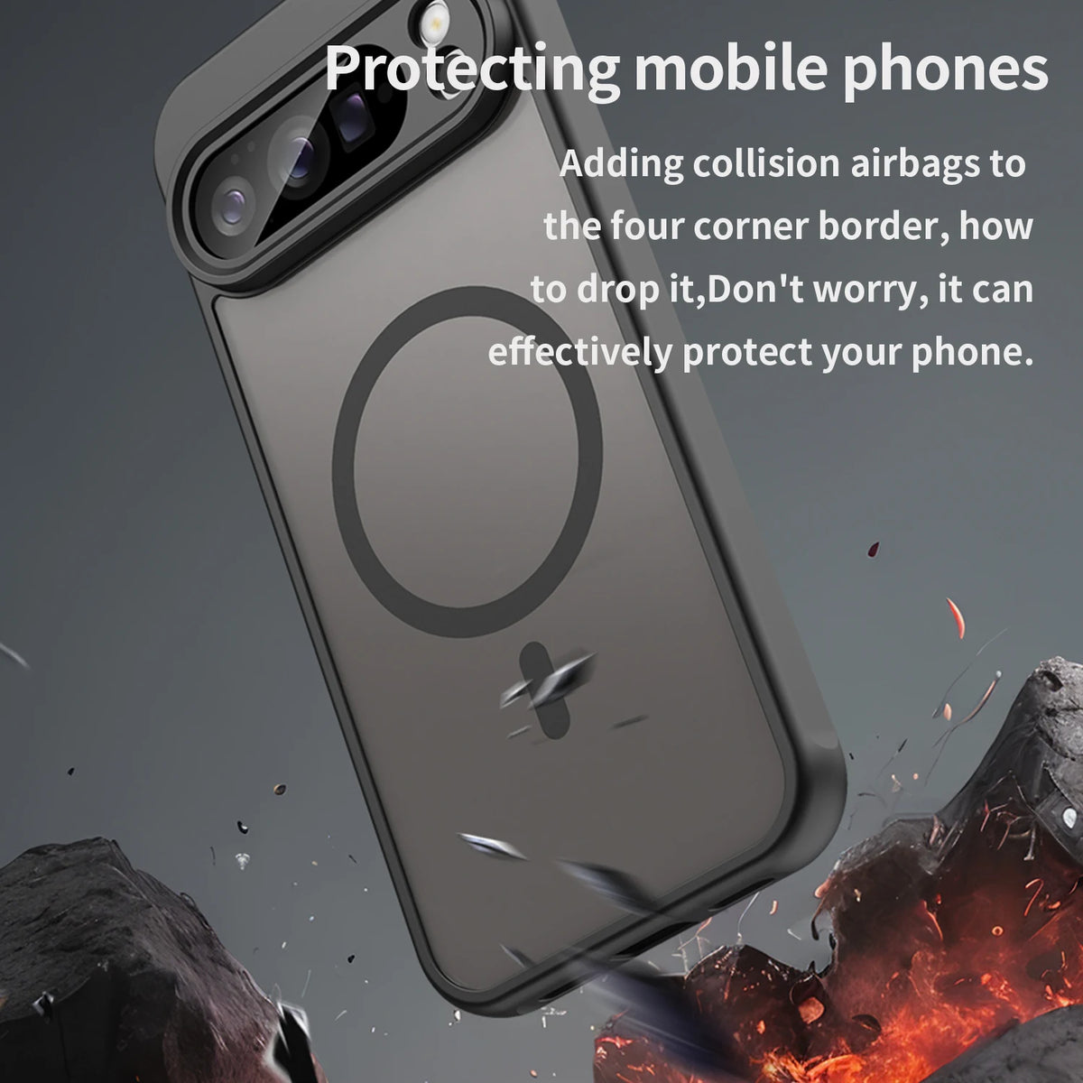 Matte Clear Magnetic Case for Google Pixel 11, 10 & 9 - Product View 3