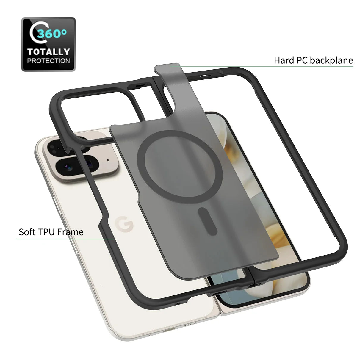 Matte Magnetic MagSafe Case for Google Pixel 10 Pro Fold - Product View 6
