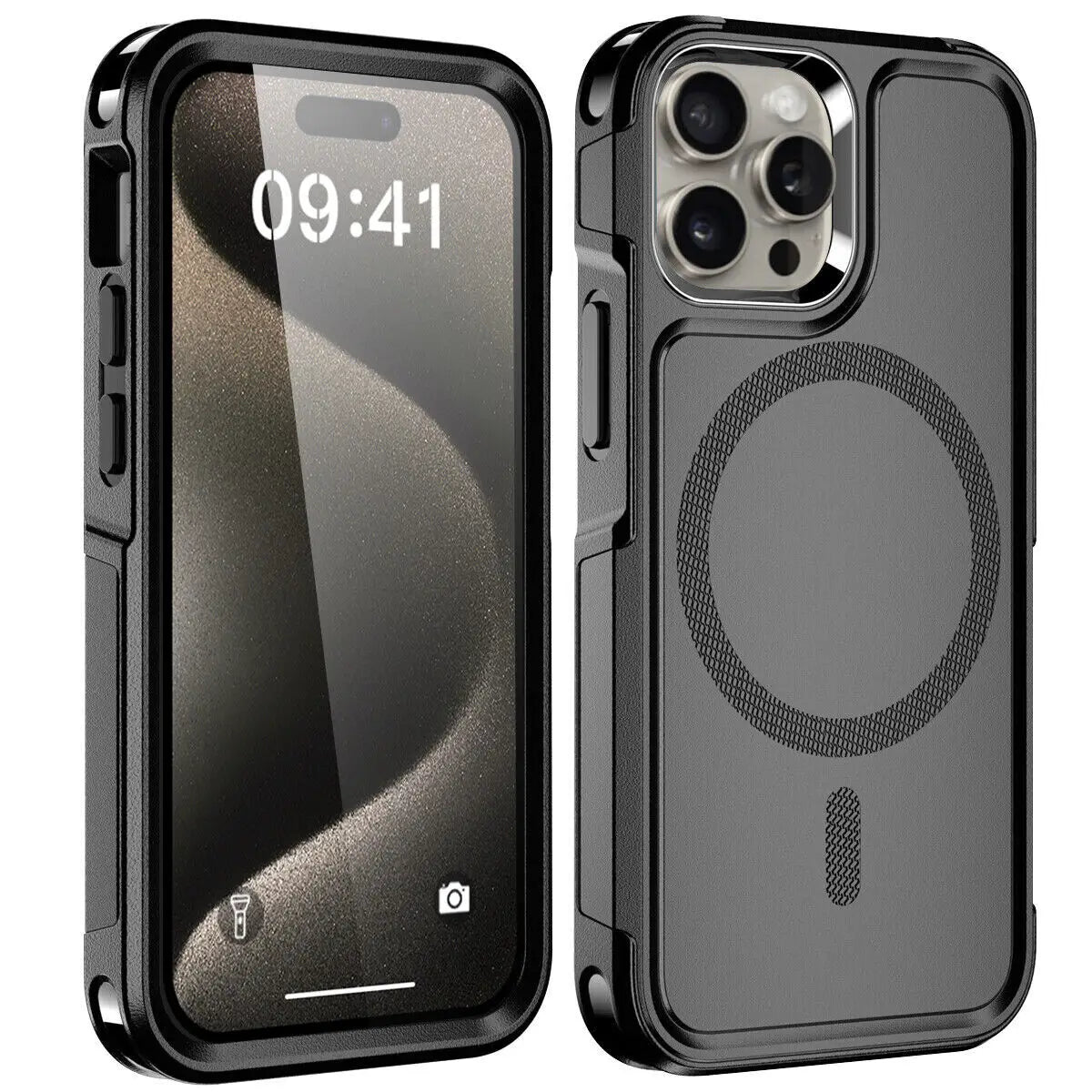 PureGuardCases Military Grade Tough iPhone Case – MagSafe Shockproof Protective Cover