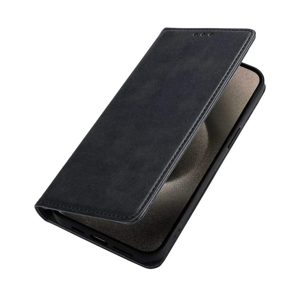 PureGuardCases Business Magnetic Leather Wallet Case for Google Pixel