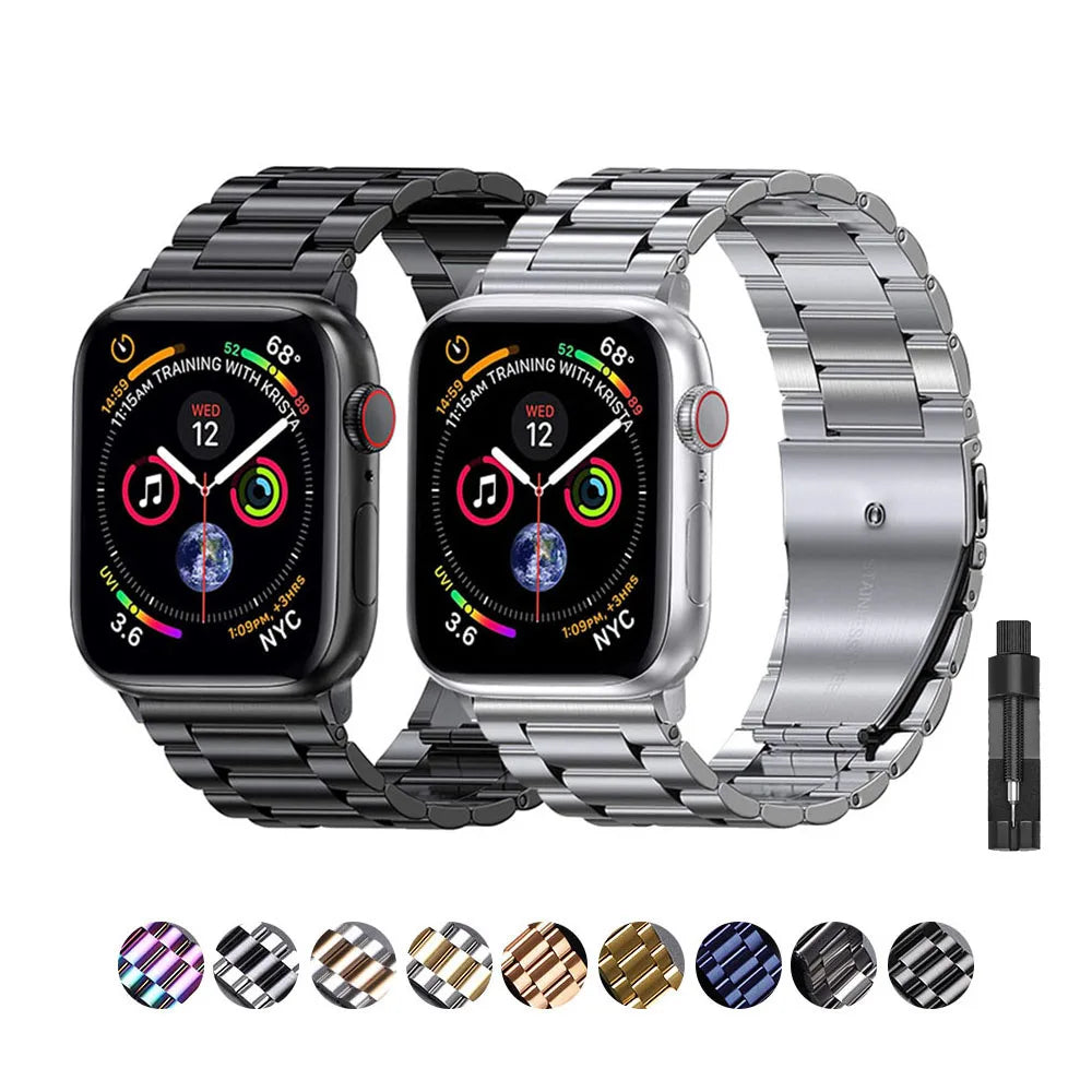 PureGuardCases Premium Stainless Steel Band for Apple Watch