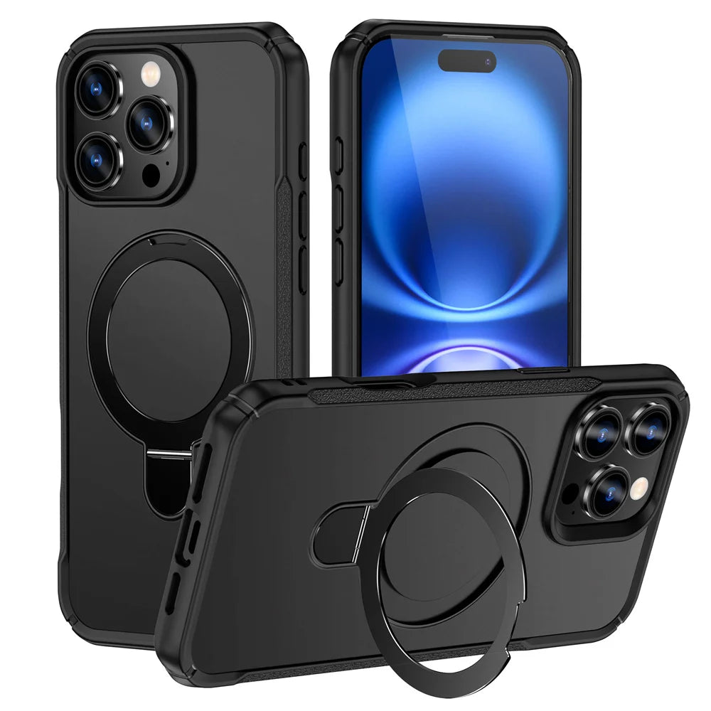 MagSafe Ring Stand Bumper Case for iPhone 11-18 & Air - Product View 10