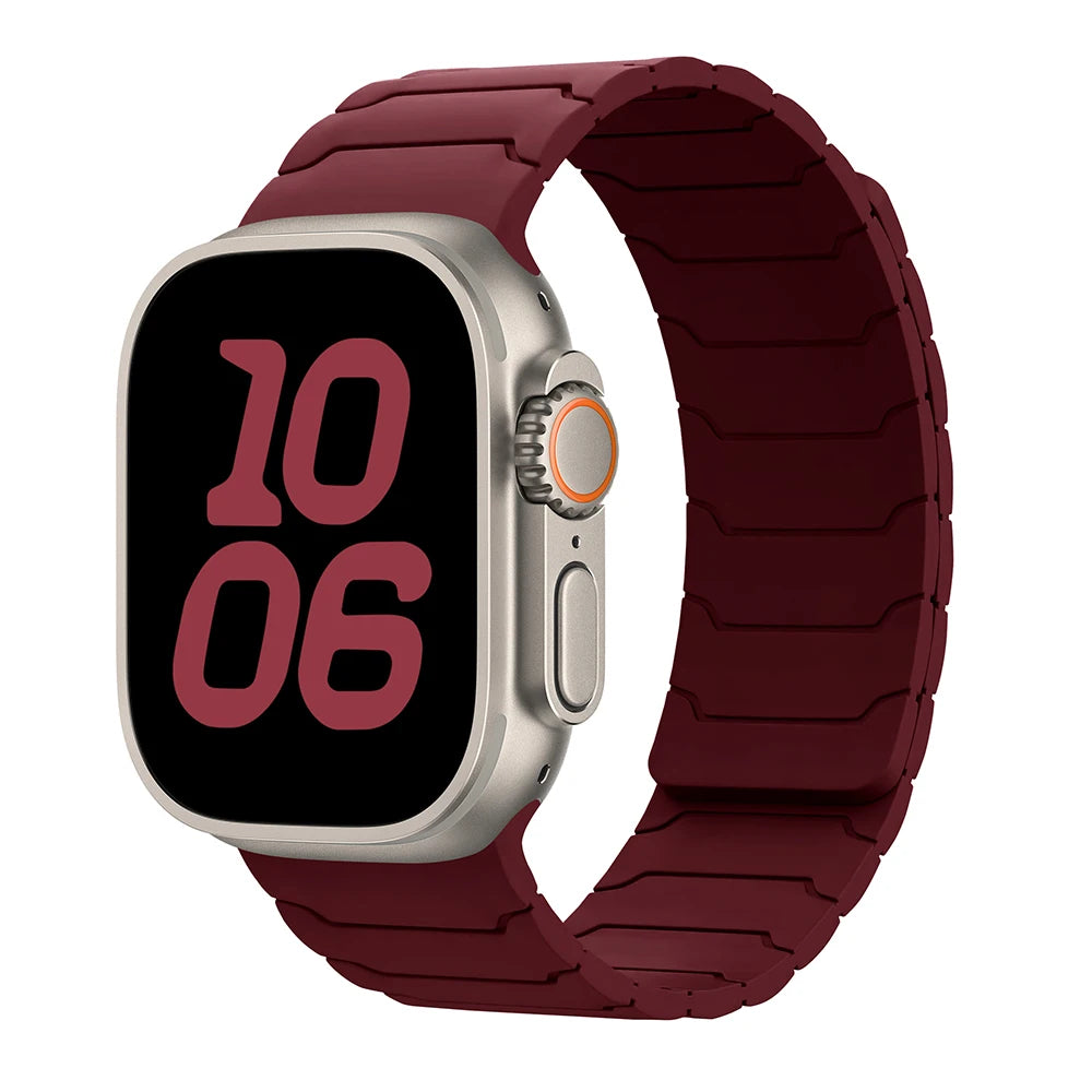 PureGuardCases Magnetic Silicone Band for Apple Watch