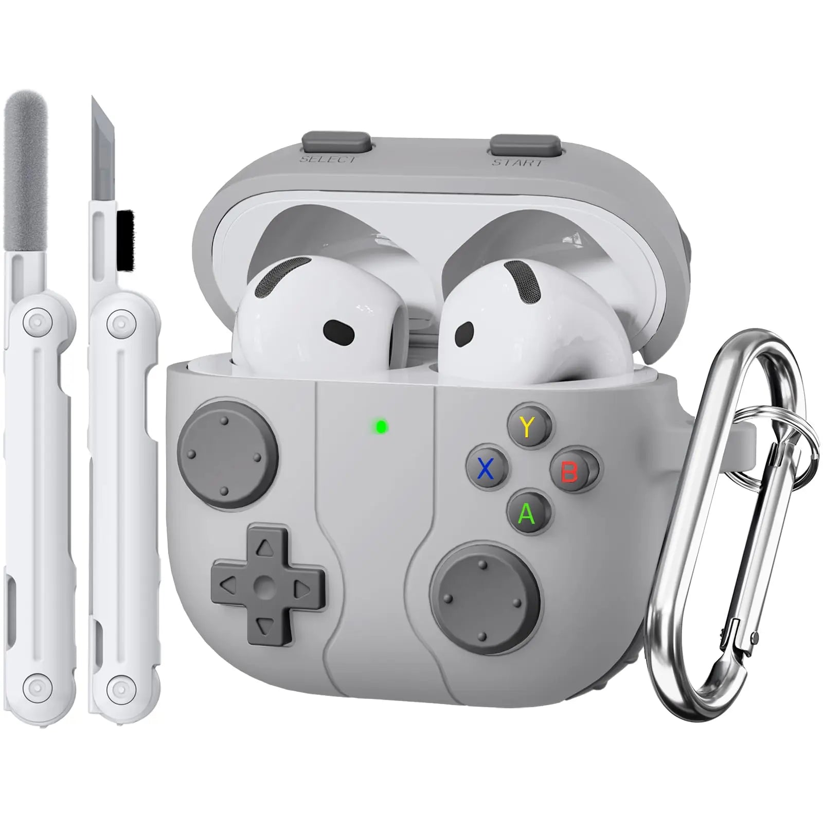 PureGuardCases Classic Game Silicone Case for AirPods 4