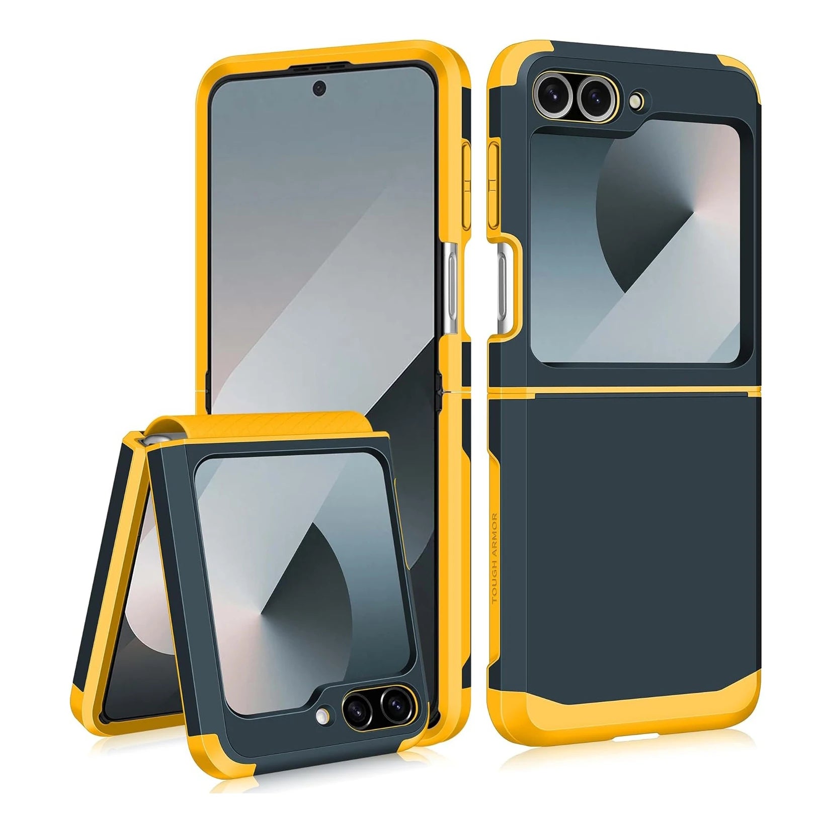 PureGuardCases Upgraded Hinge Protection Case for Samsung Galaxy Z Flip