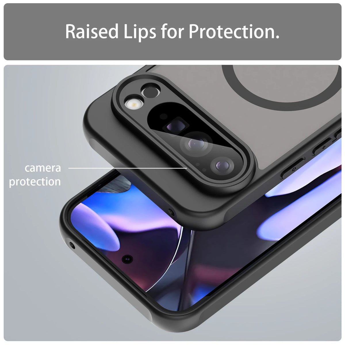 Matte Clear Magnetic Case for Google Pixel 11, 10 & 9 - Product View 4