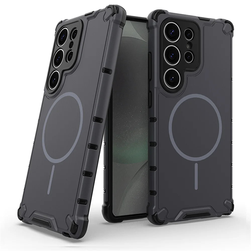 PureGuardCases Magnetic Armor Case for Samsung Galaxy
