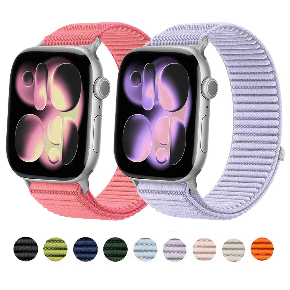 PureGuardCases Sport Loop Nylon Band for Apple Watch