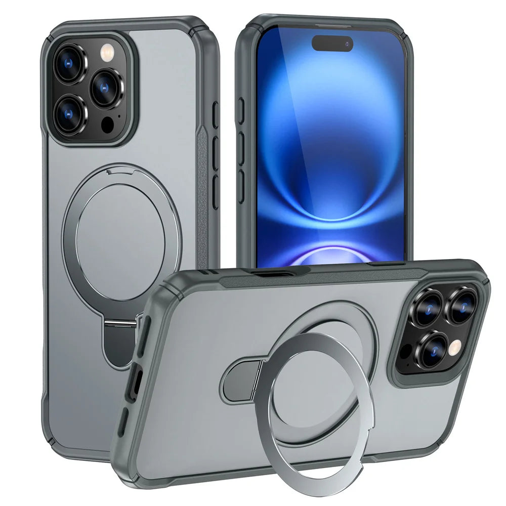 MagSafe Ring Stand Bumper Case for iPhone 11-18 & Air - Product View 9