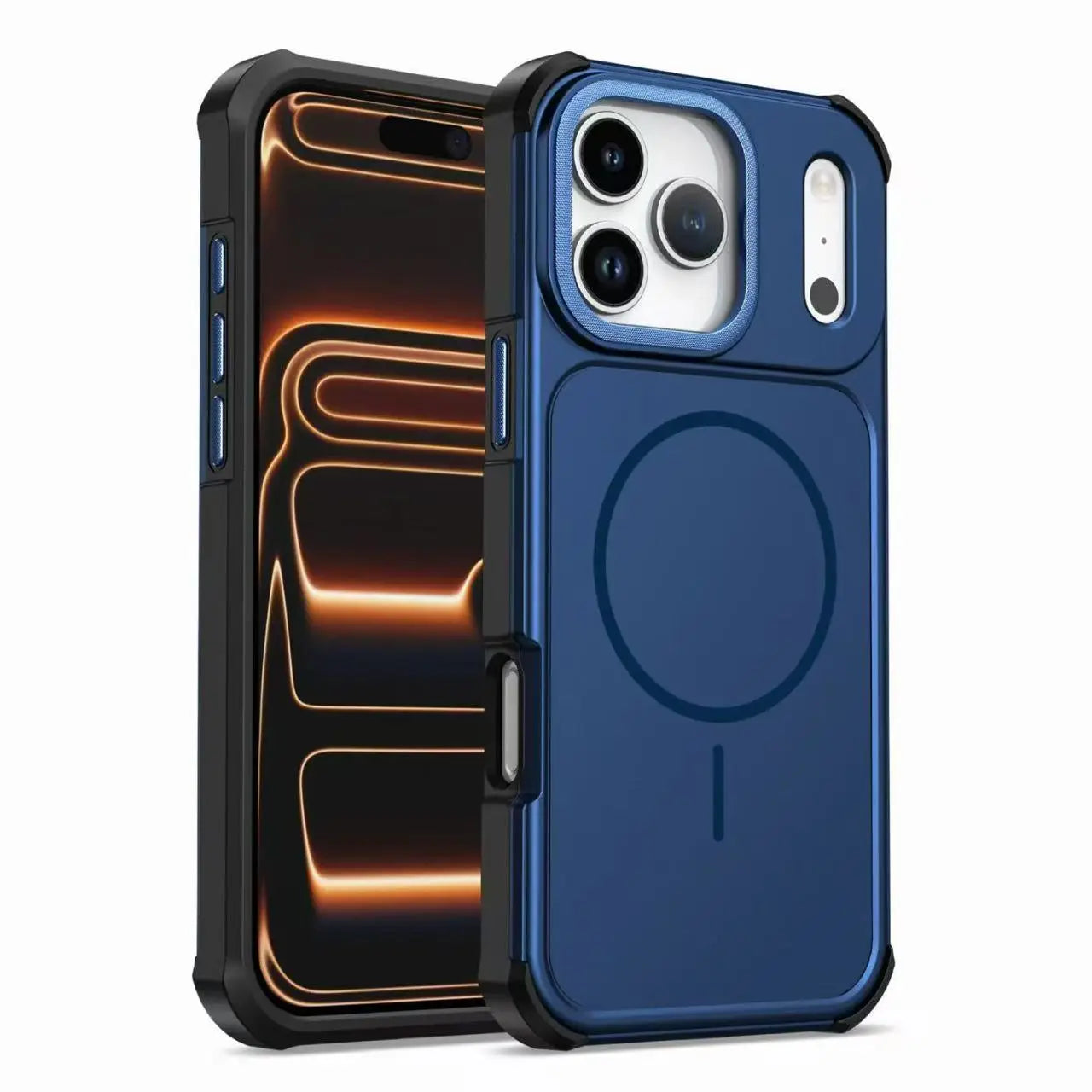 PureGuardCases Heavy Duty Rugged iPhone Case – MagSafe Shockproof Matte Cover