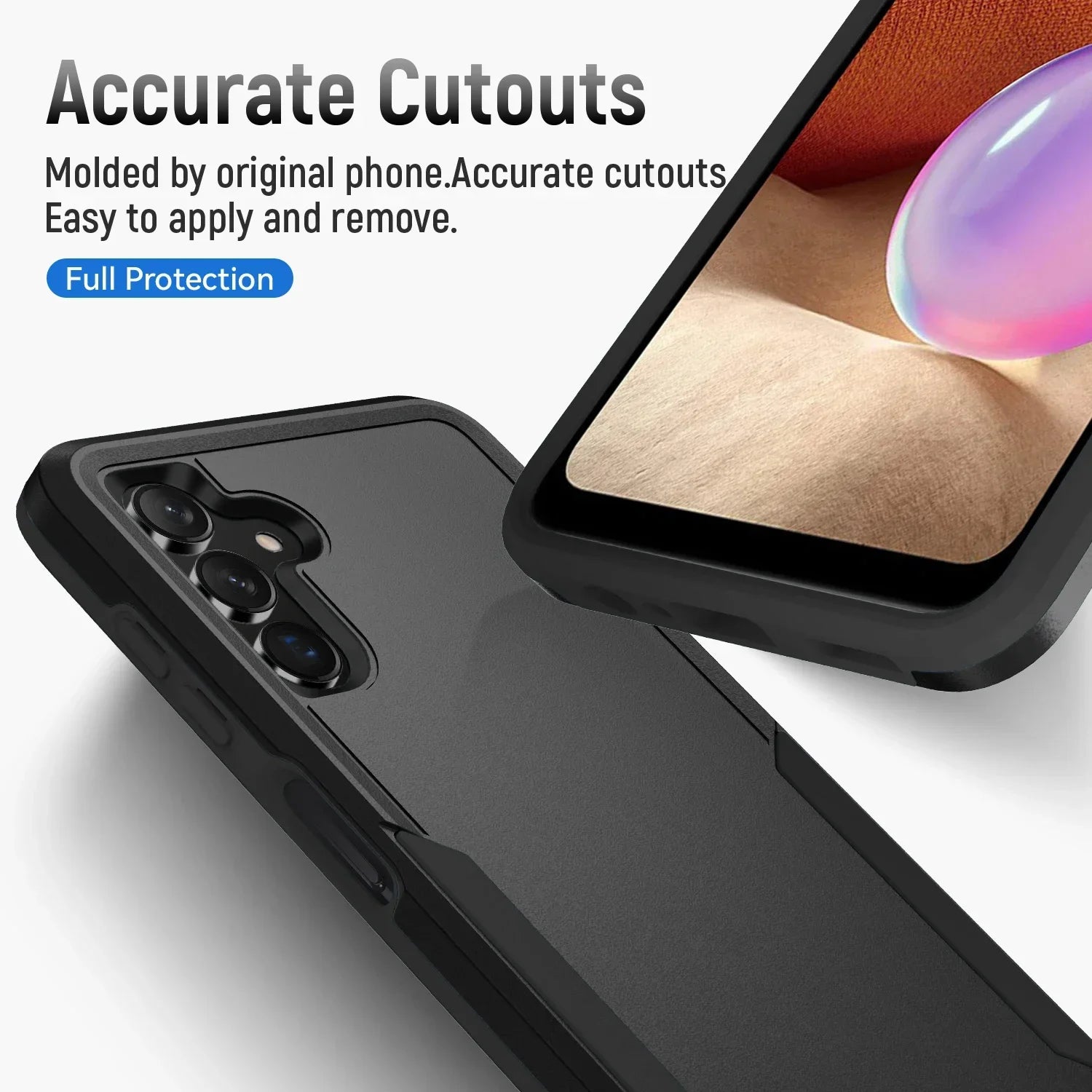 PureGuardCases Heavy Duty Armor Case for Samsung Galaxy