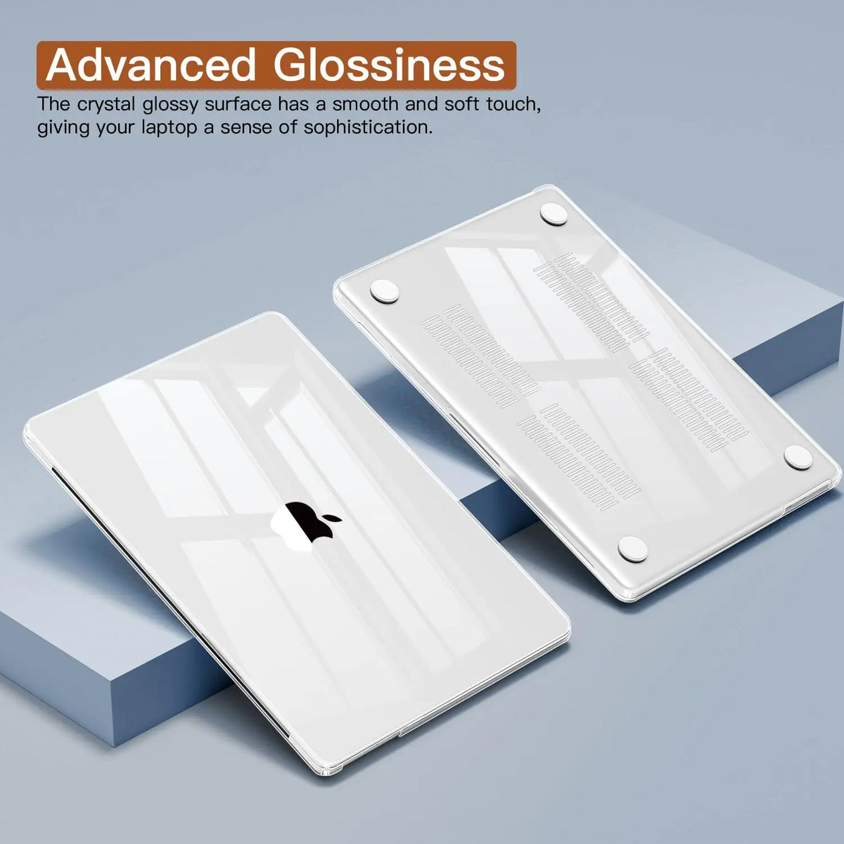 Hard Shell & Keyboard Set MacBook 13, port cutouts view