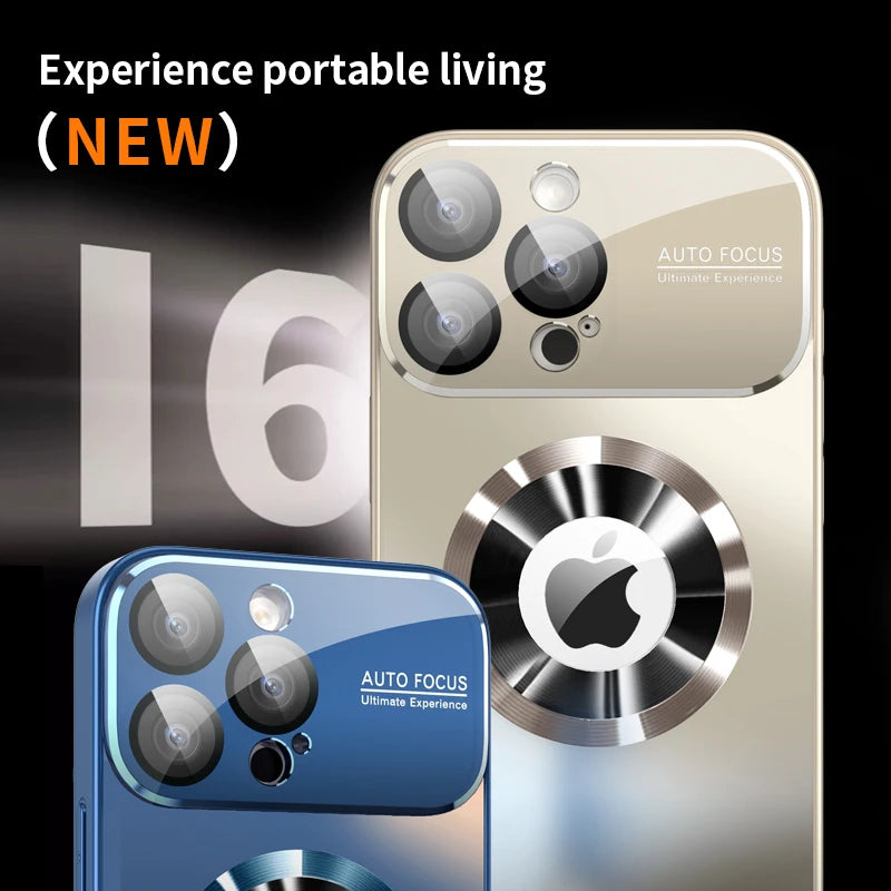 PureGuardCases Titanium Matte iPhone Case – Magnetic MagSafe Lens Protection Cover