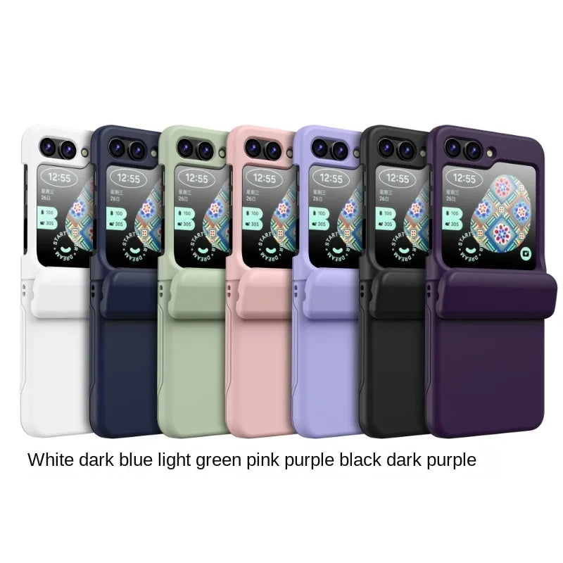 Card Holder Hinge Case for Samsung Galaxy Z Flip 8, 7 & 7 FE - image 4
