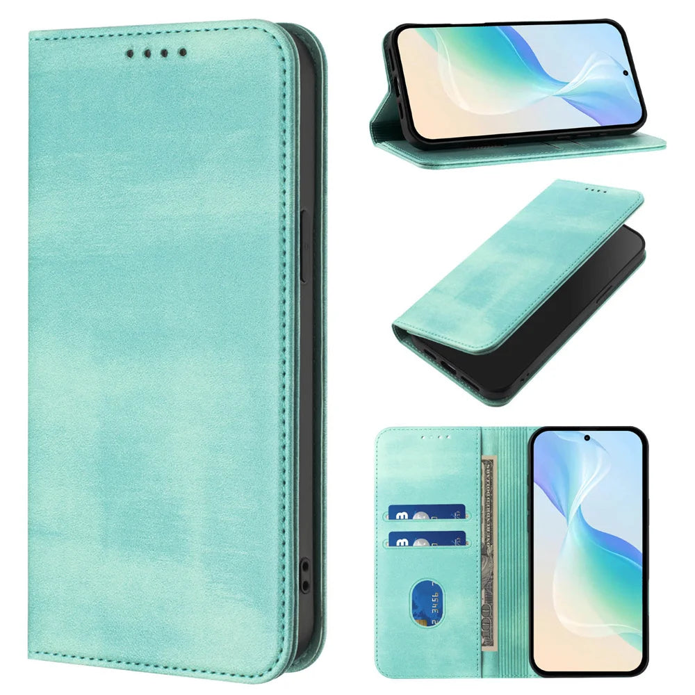 Magnetic Flip Case iPhone 11-18, Mint