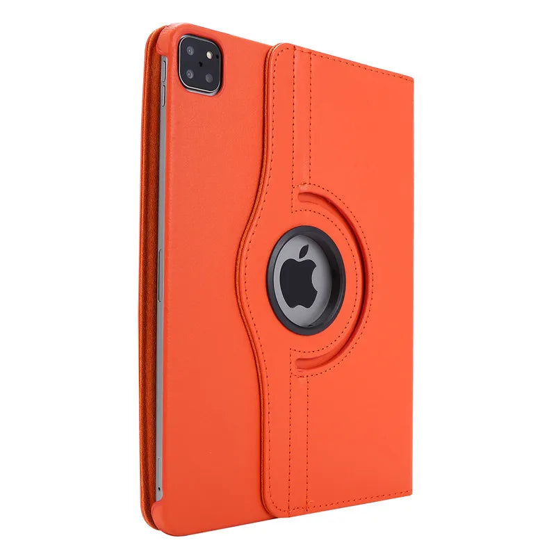 PureGuardCases 360° Rotating Leather Stand Case for iPad