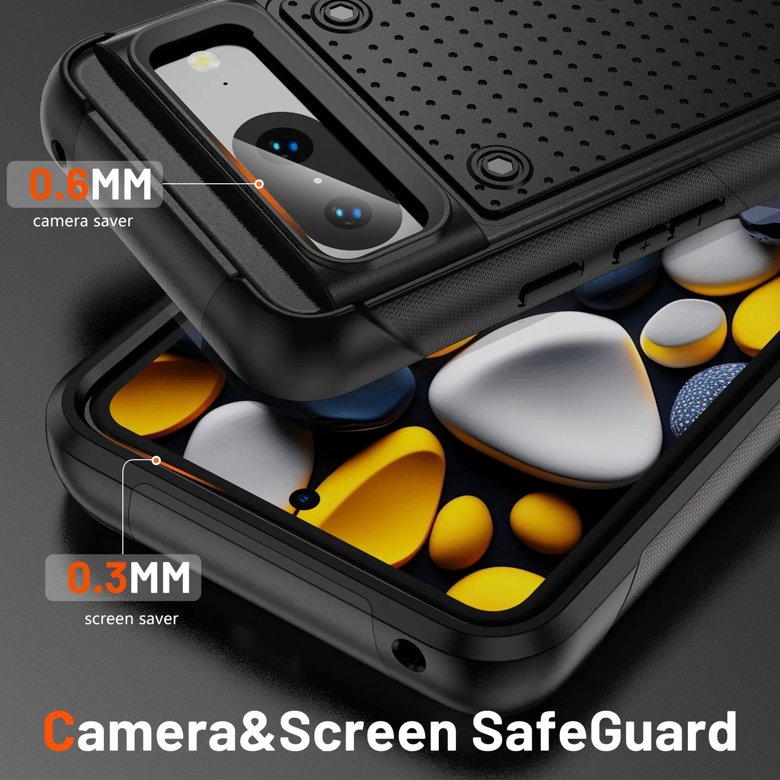 PureGuardCases Military Armor Defender Case for Google Pixel