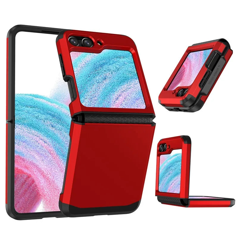 PureGuardCases Upgraded Hinge Protection Case for Samsung Galaxy Z Flip