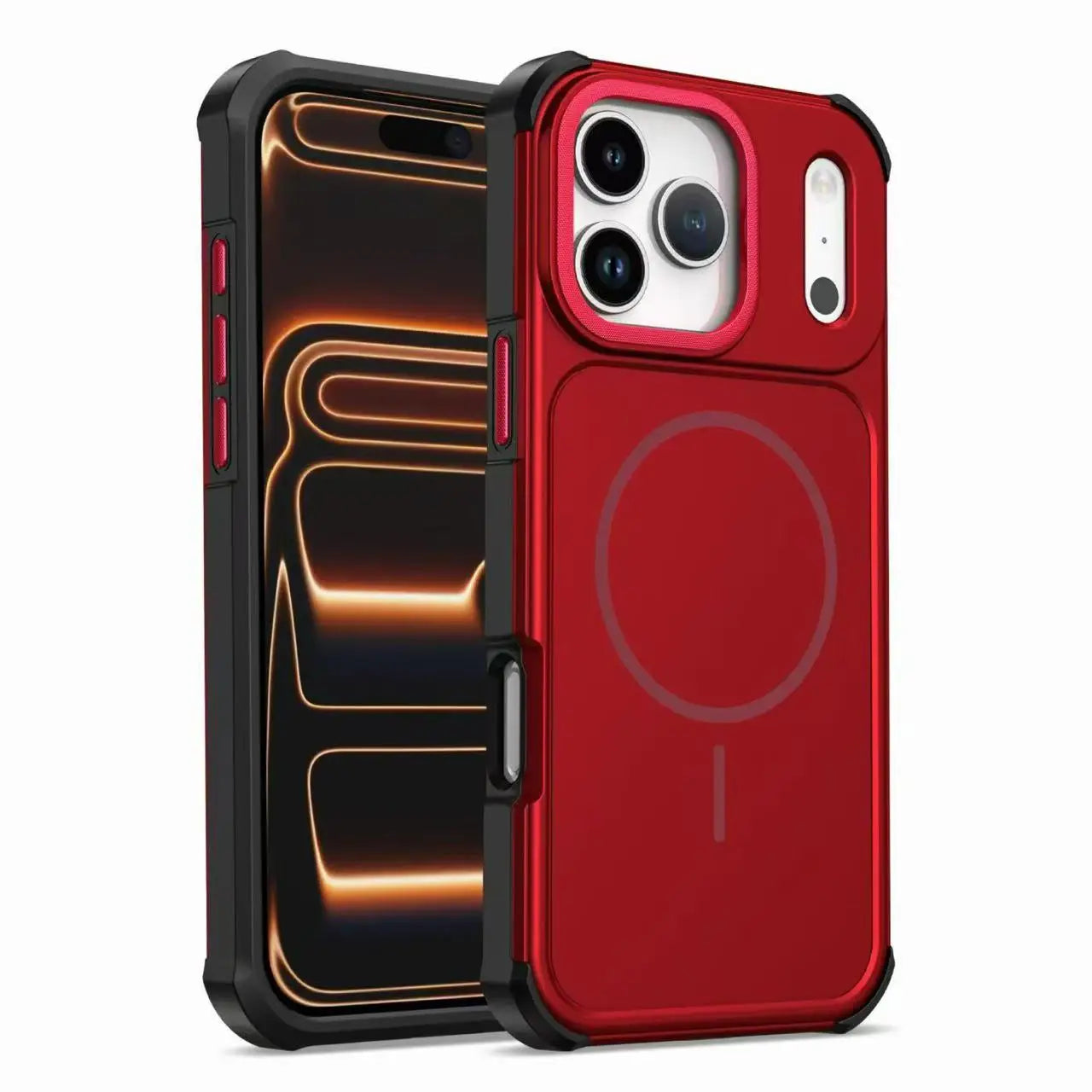 PureGuardCases Heavy Duty Rugged iPhone Case – MagSafe Shockproof Matte Cover