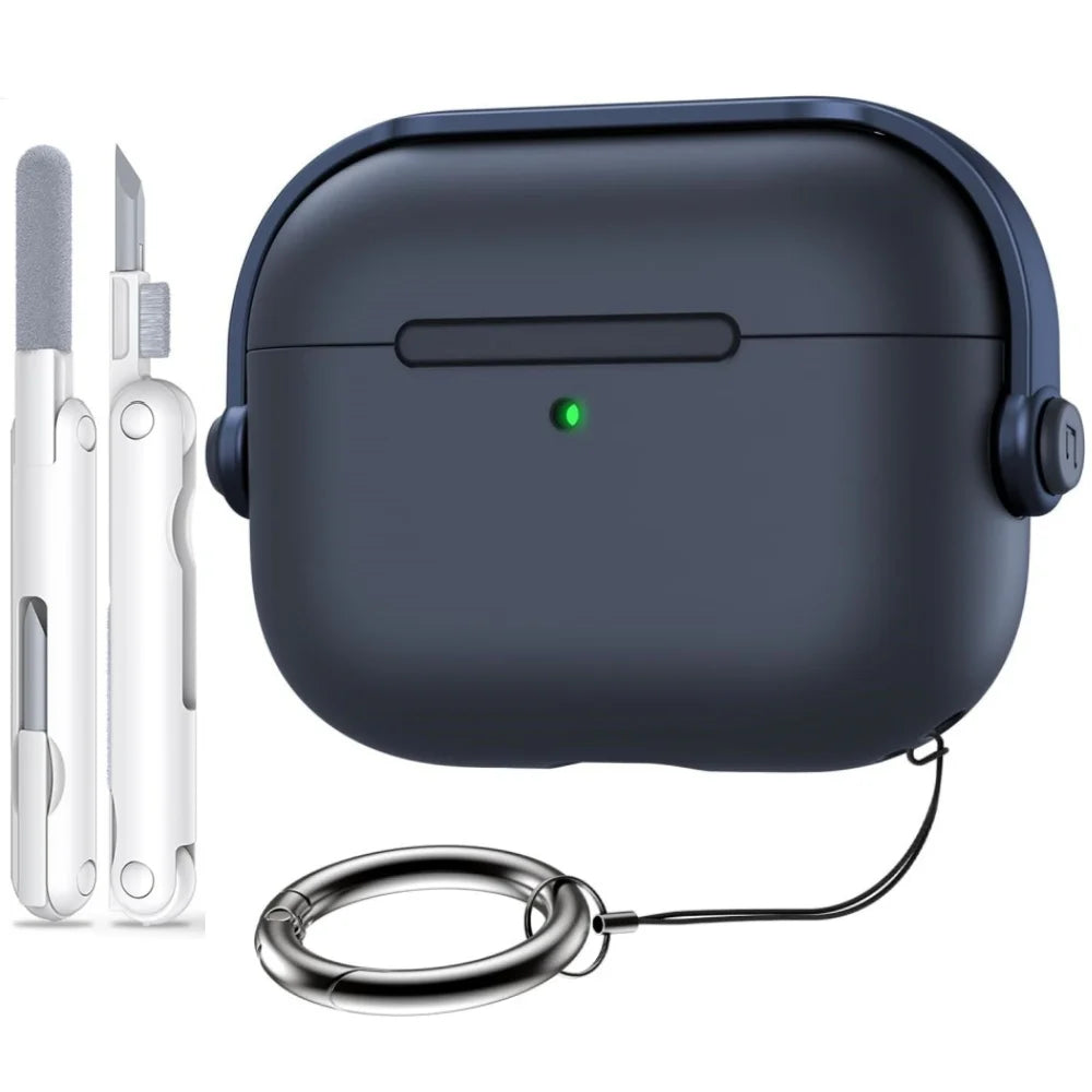 Secure Lock Case AirPods 4 & Pro, Blue (Style 2)