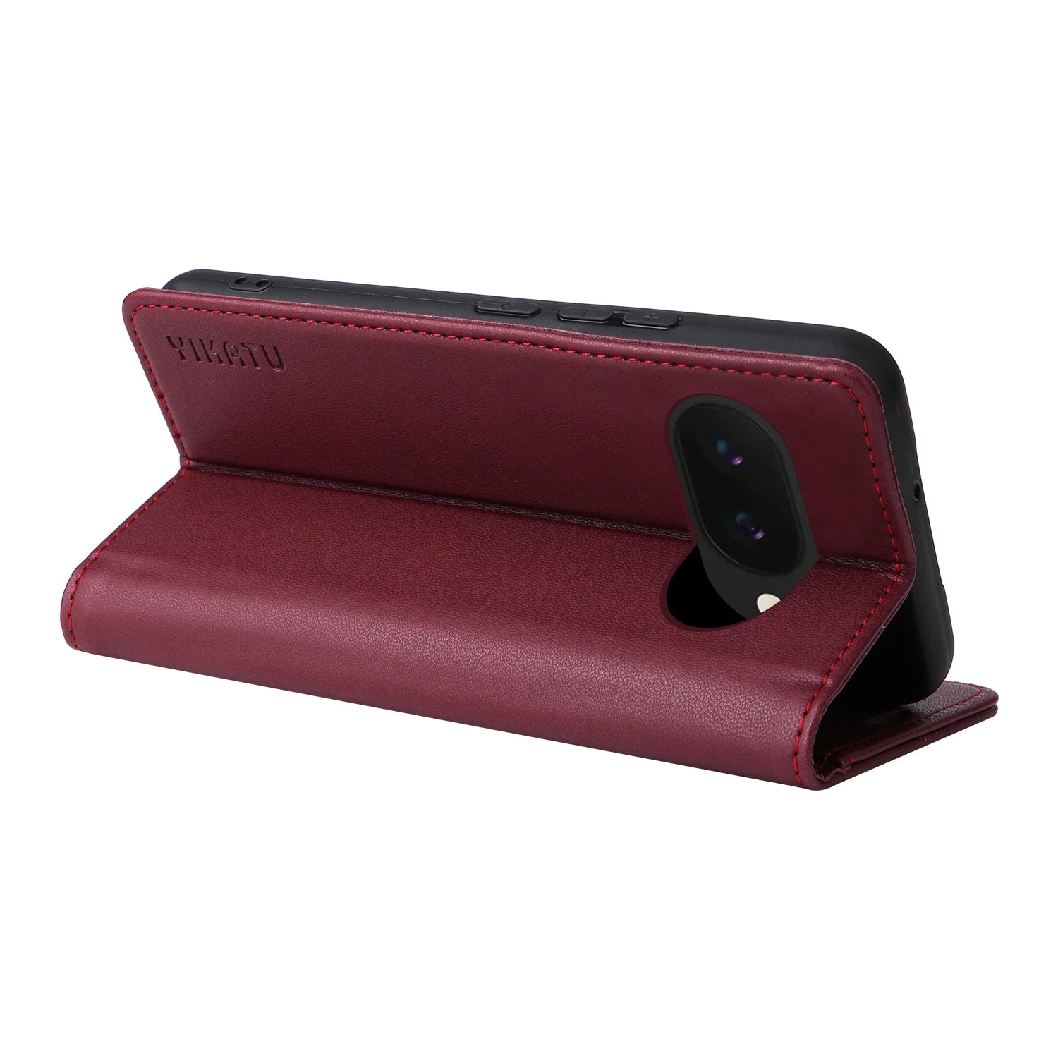 PureGuardCases Magnetic Leather Wallet Case for Google Pixel