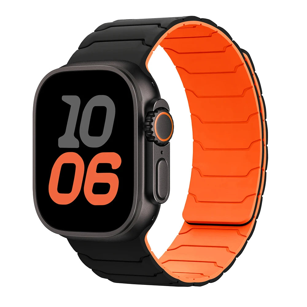 PureGuardCases Magnetic Silicone Band for Apple Watch