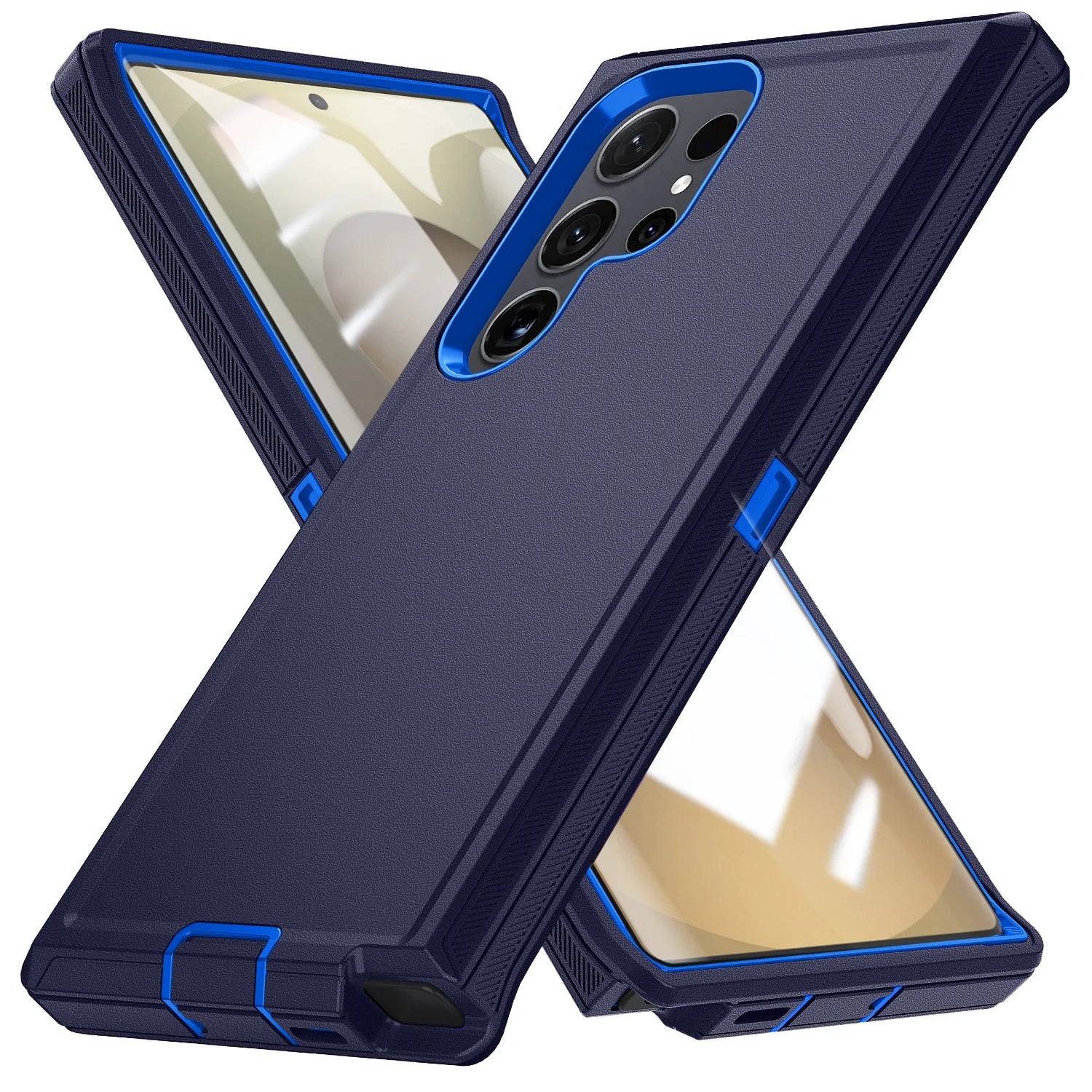 PureGuardCases Military Armor Kickstand Case for Samsung Galaxy