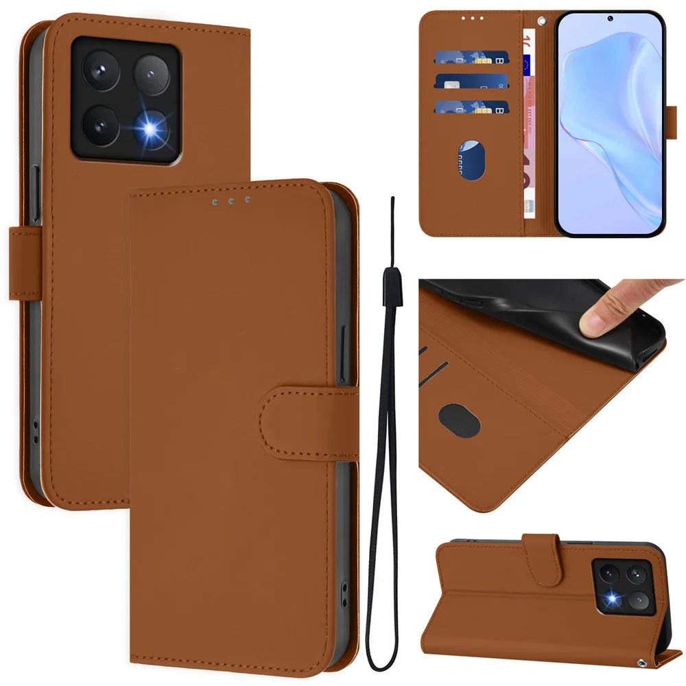 PureGuardCases Magnetic Leather Wallet Case for Google Pixel