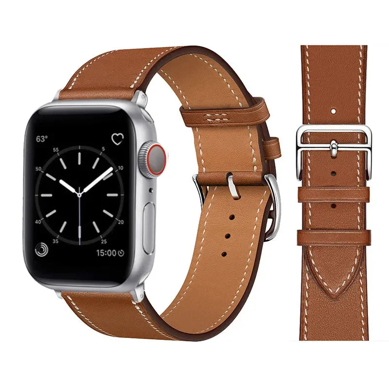 PureGuardCases Business Leather Band for Apple Watch