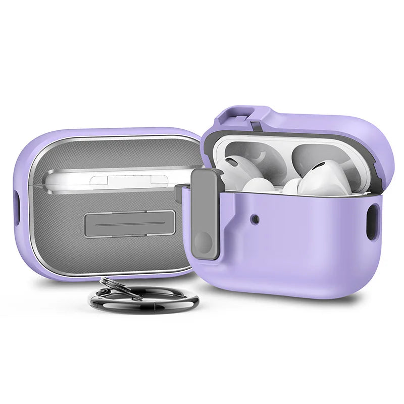 PureGuardCases Safety Lock Shockproof Case for AirPods