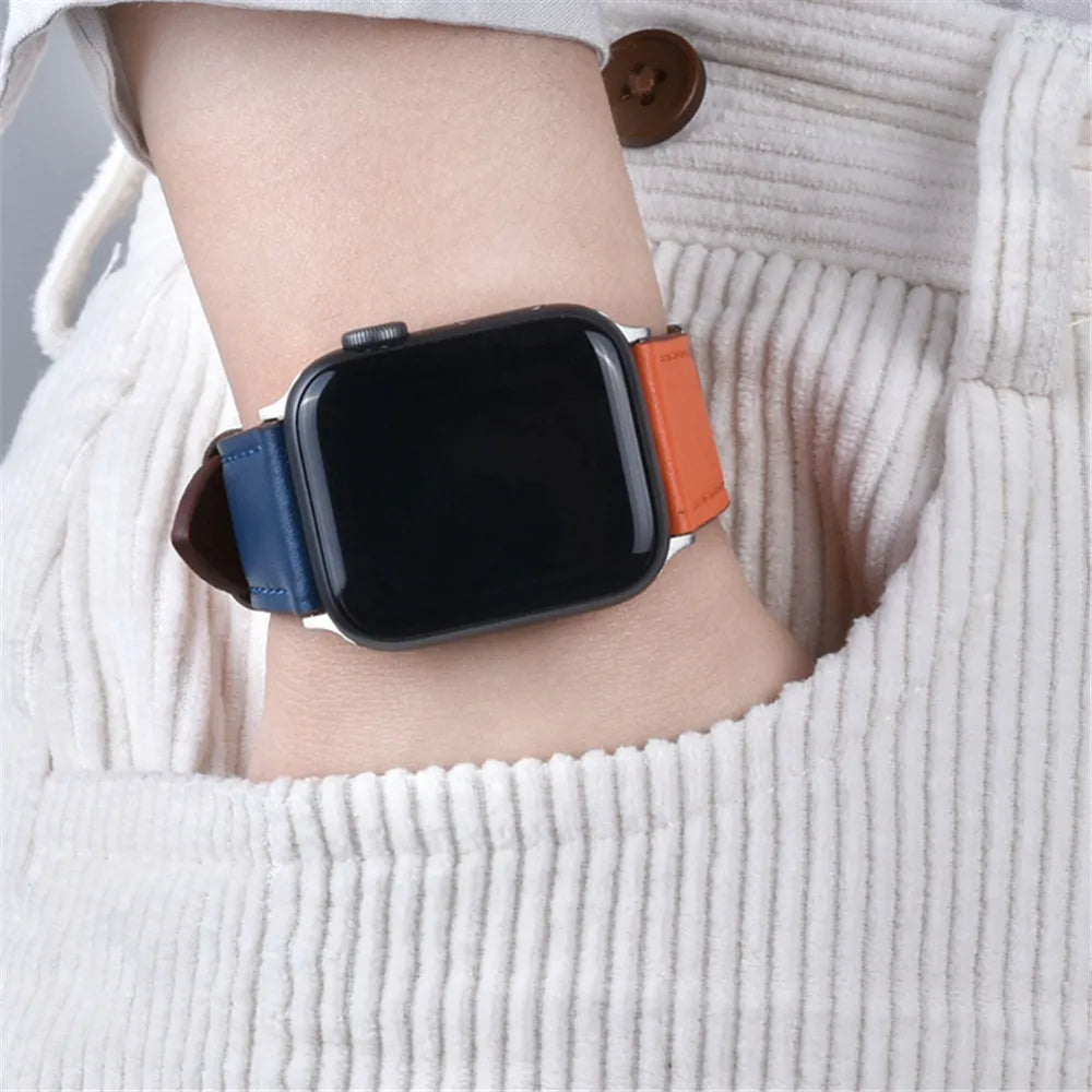 PureGuardCases Business Leather Band for Apple Watch