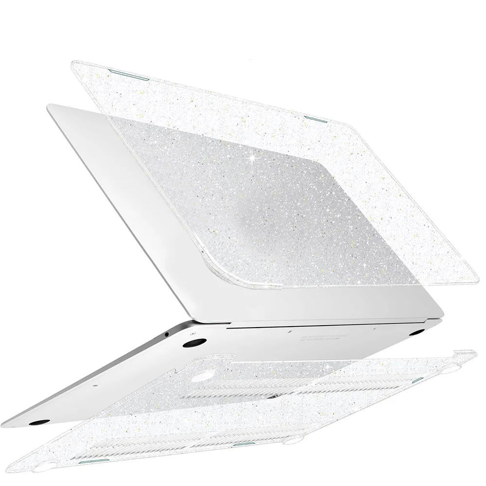 PureGuardCases Glitter Protective Case for MacBook Air & Pro