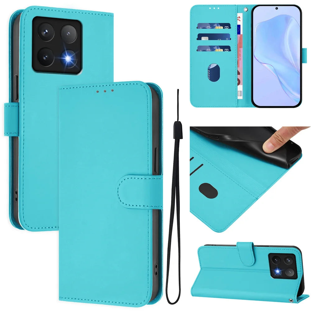 PureGuardCases Magnetic Leather Wallet Case for Google Pixel