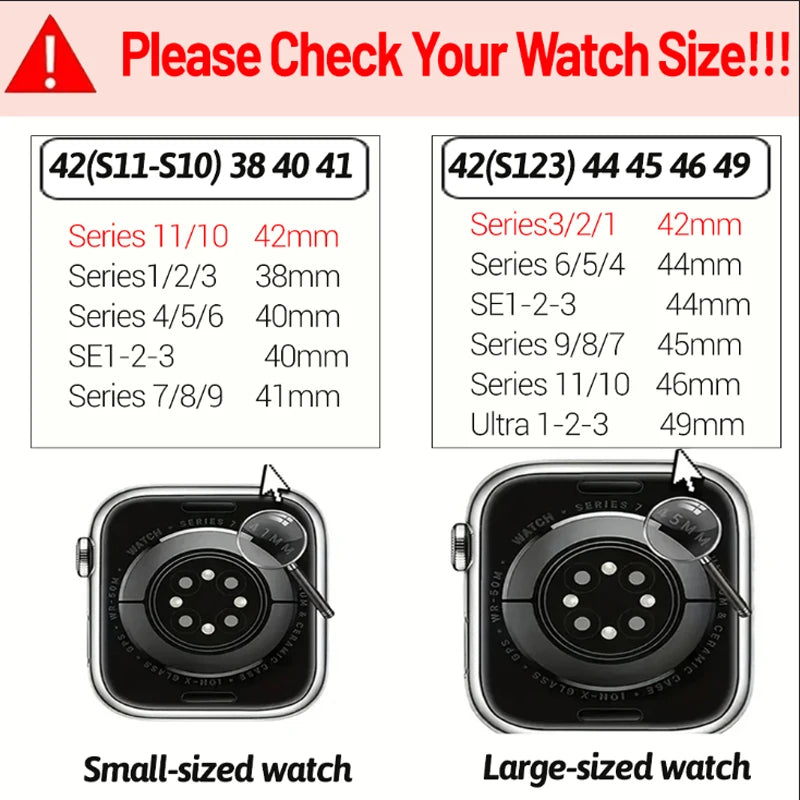 PureGuardCases Magnetic Silicone Band for Apple Watch