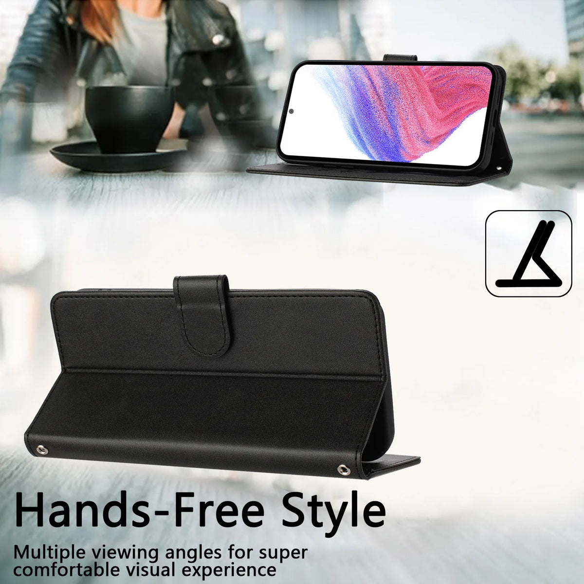 Flip Leather Wallet Case for Samsung Galaxy A51, A71 & A Series - image 4