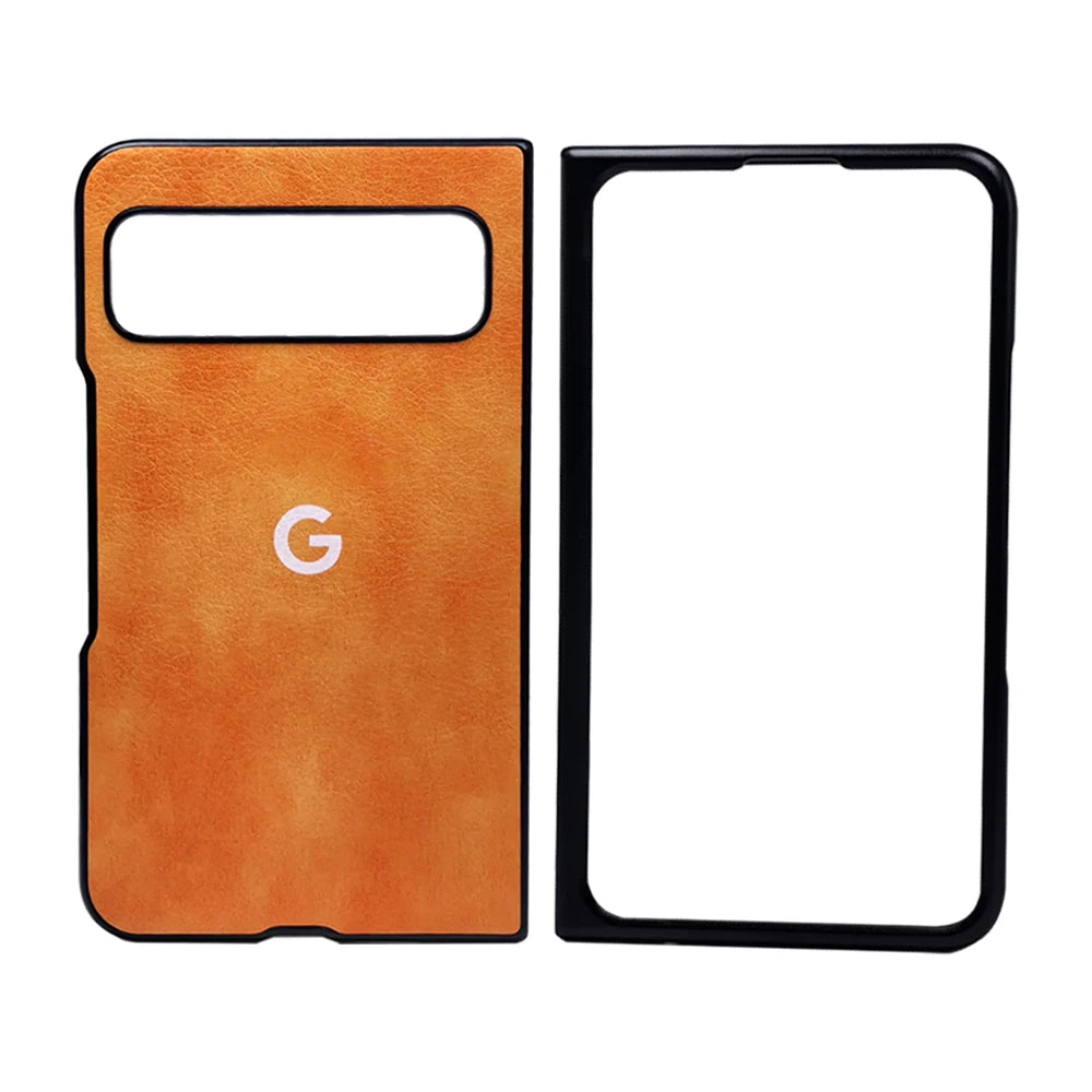 Leather Hard Shell Case for Google Pixel 9 Pro Fold & Fold - Product View 9