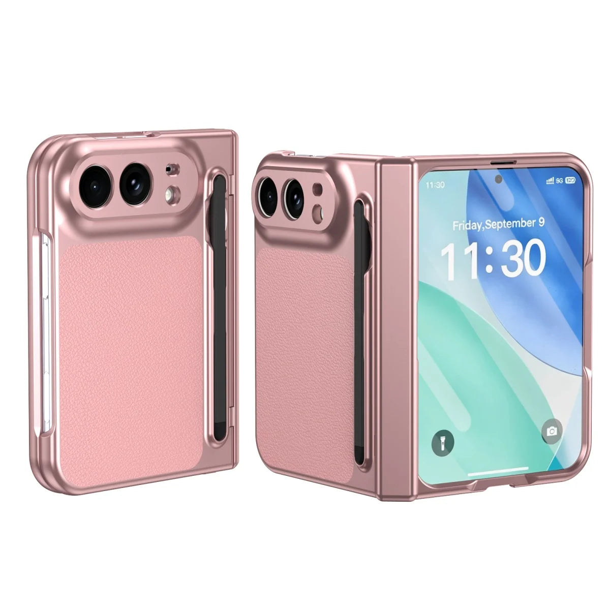 Leather Case with Pen Slot & Stylus for iPhone Duo - Product View 7