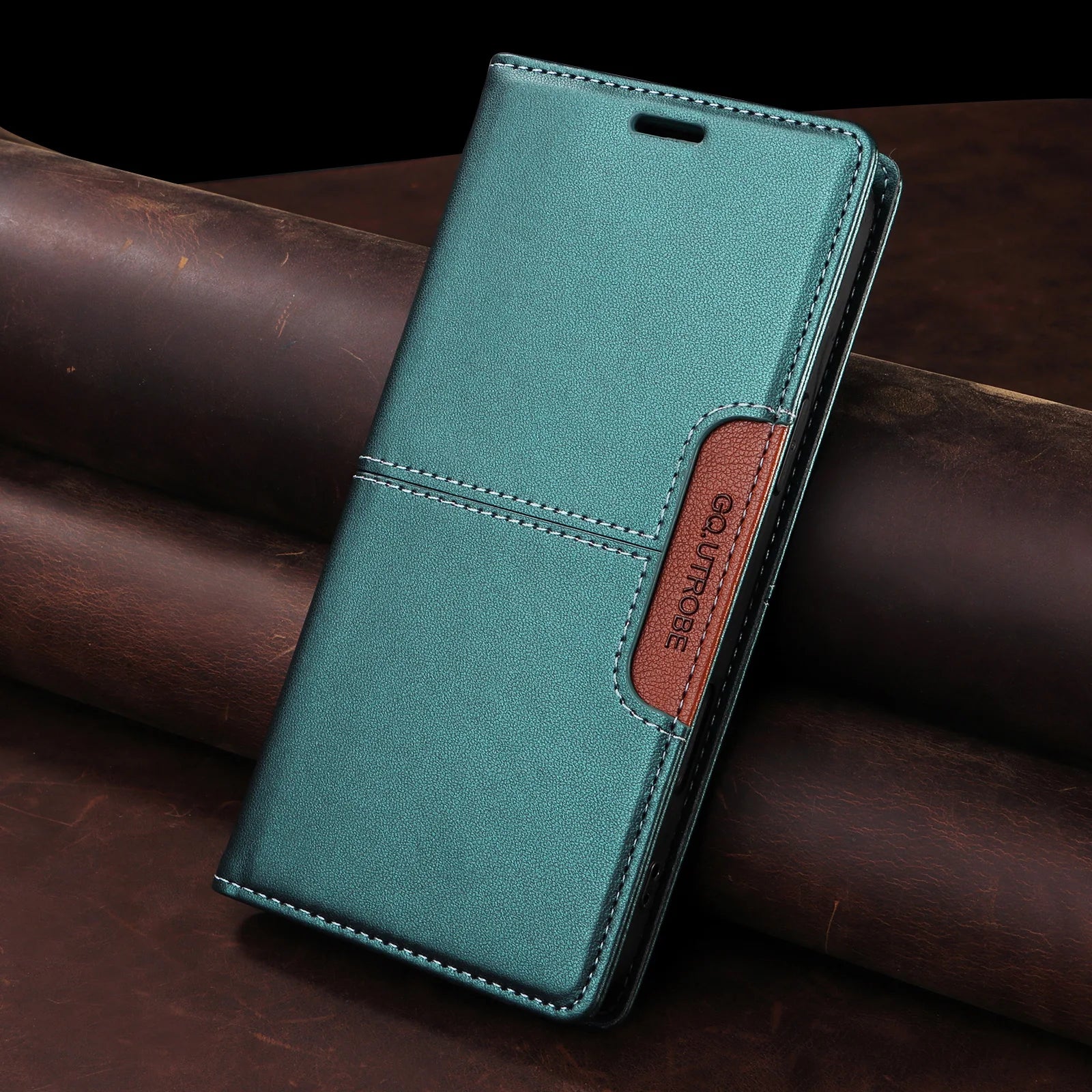 PureGuardCases Magnetic Leather Wallet Case for Google Pixel