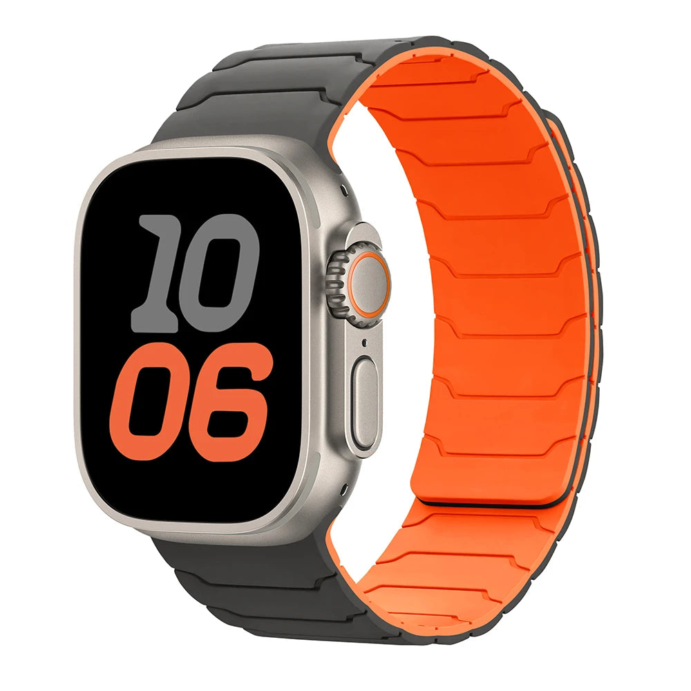 PureGuardCases Magnetic Silicone Band for Apple Watch