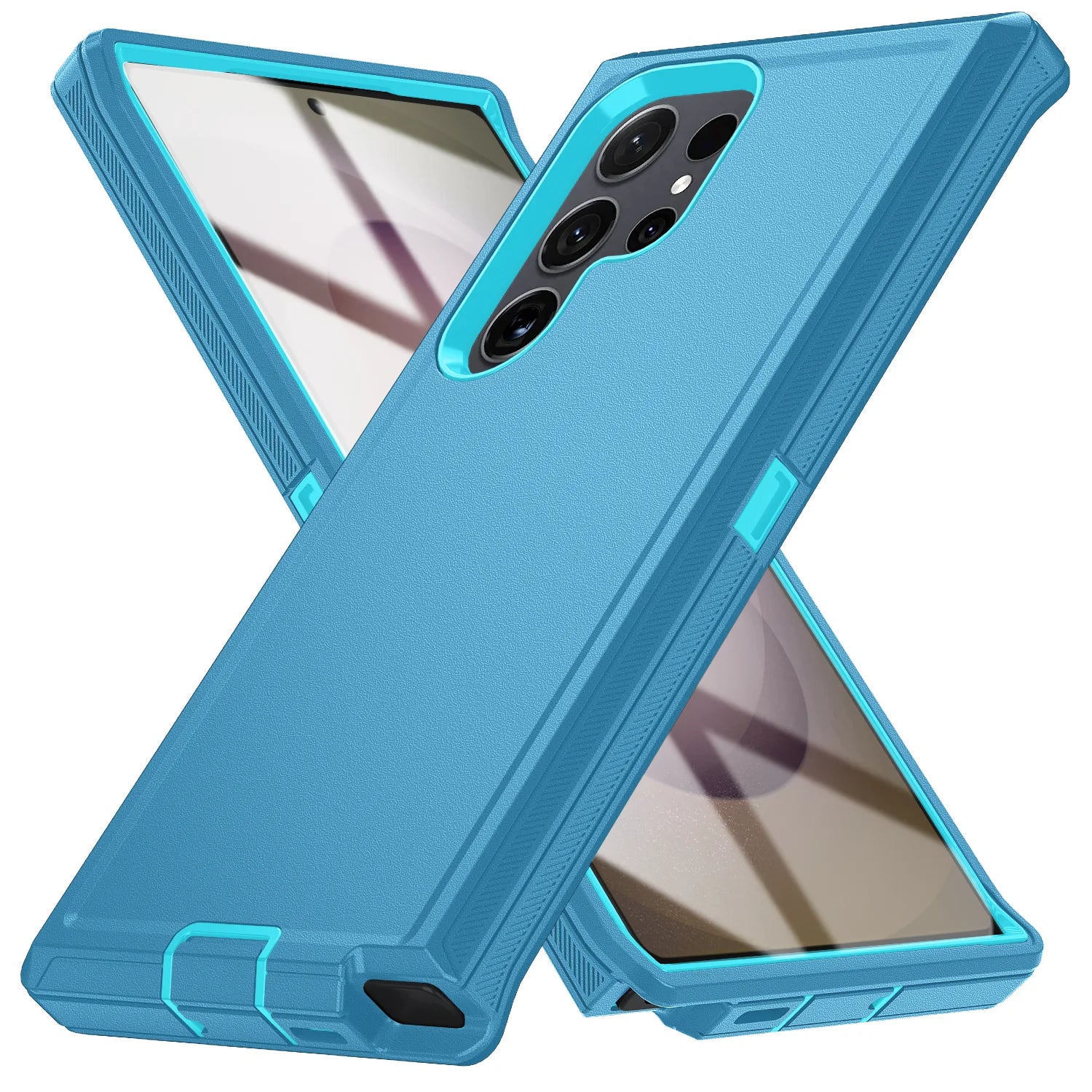 PureGuardCases Military Armor Kickstand Case for Samsung Galaxy