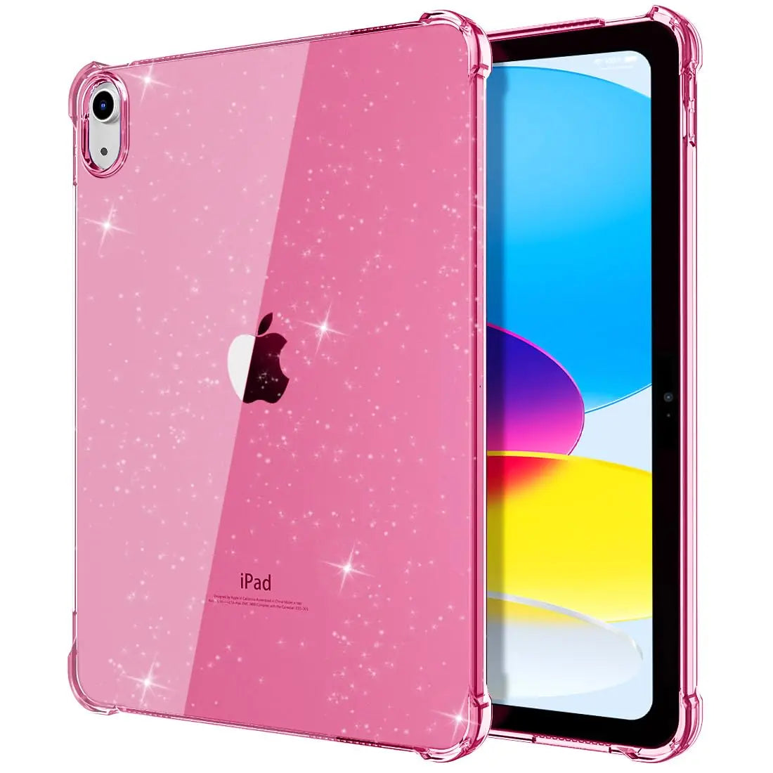 PureGuardCases Glitter Silicone Case for iPad